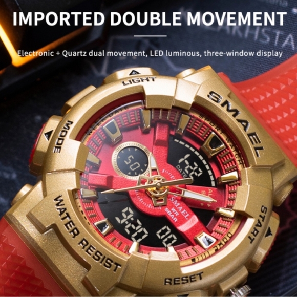 G Style Military Chronograph Digital Sport Watch - Picture 7 of 12